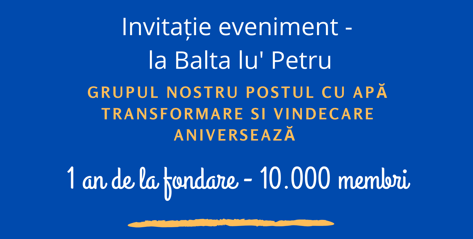 Eveniment postitori – celebram 1 an