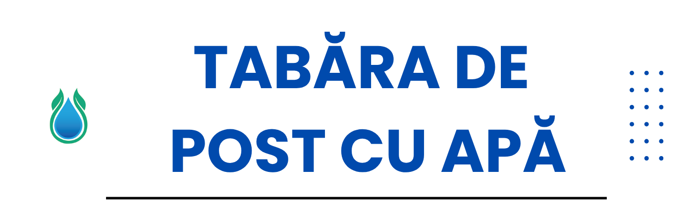 Taberele de post cu apă pentru anul 2026!