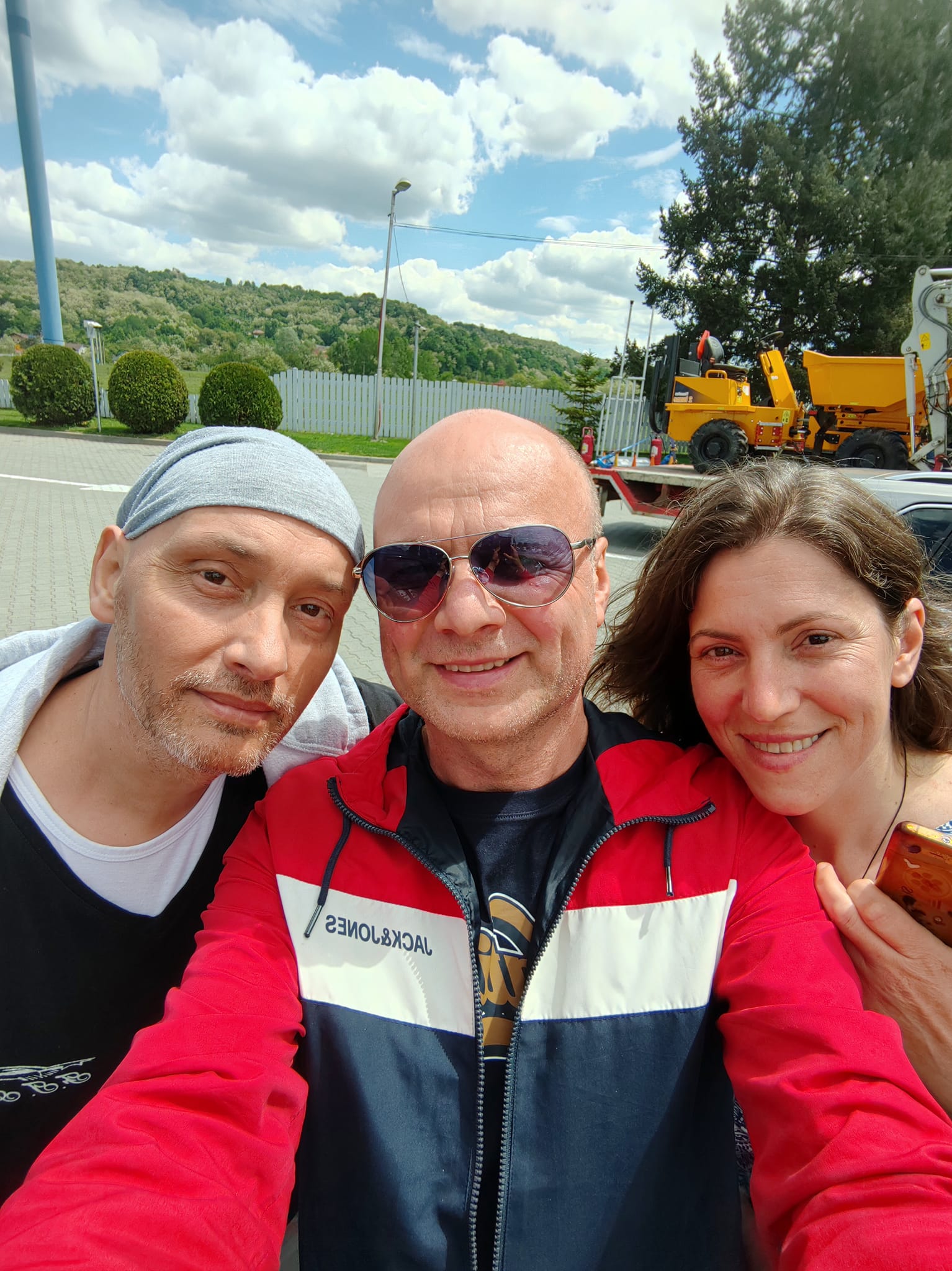 In drum spre Neptun cu Miha și Cosmin.